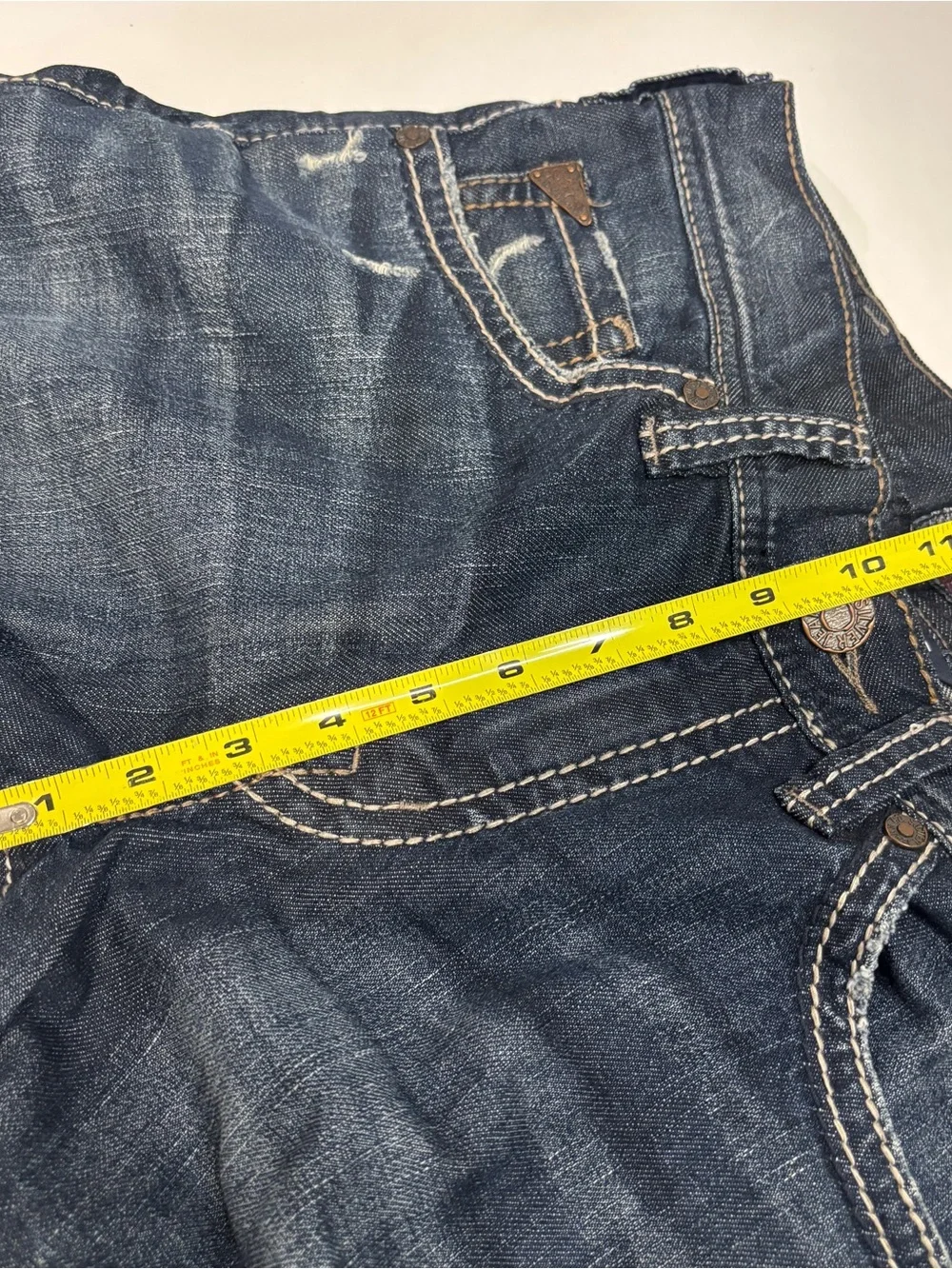 Silver Jeans Mens 33x30 Blue Denim Pants Eddie Thick Stitch Casual